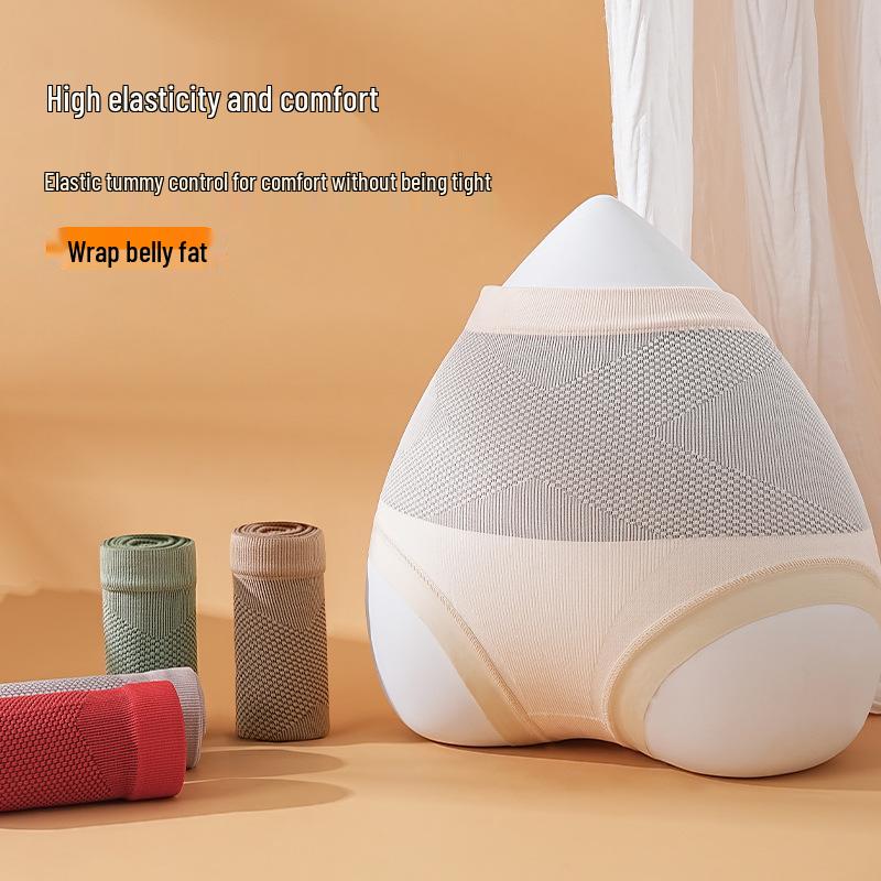 X Women's Black High-Waist Shaping Panties: Breathable, Seamless, Tummy Control & Antibacterial Hip Lift Design