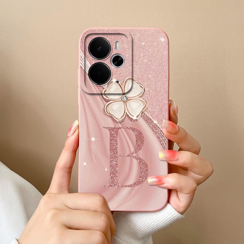 Для Oppo Realme 14 15 16 13 Pro 14T 14X 15T 15X 14ProLite Чехол для телефона Роскошный Золотая Корона Буквы Ракушка Легкий Матовый Силикон Защитная Крышка для Камеры