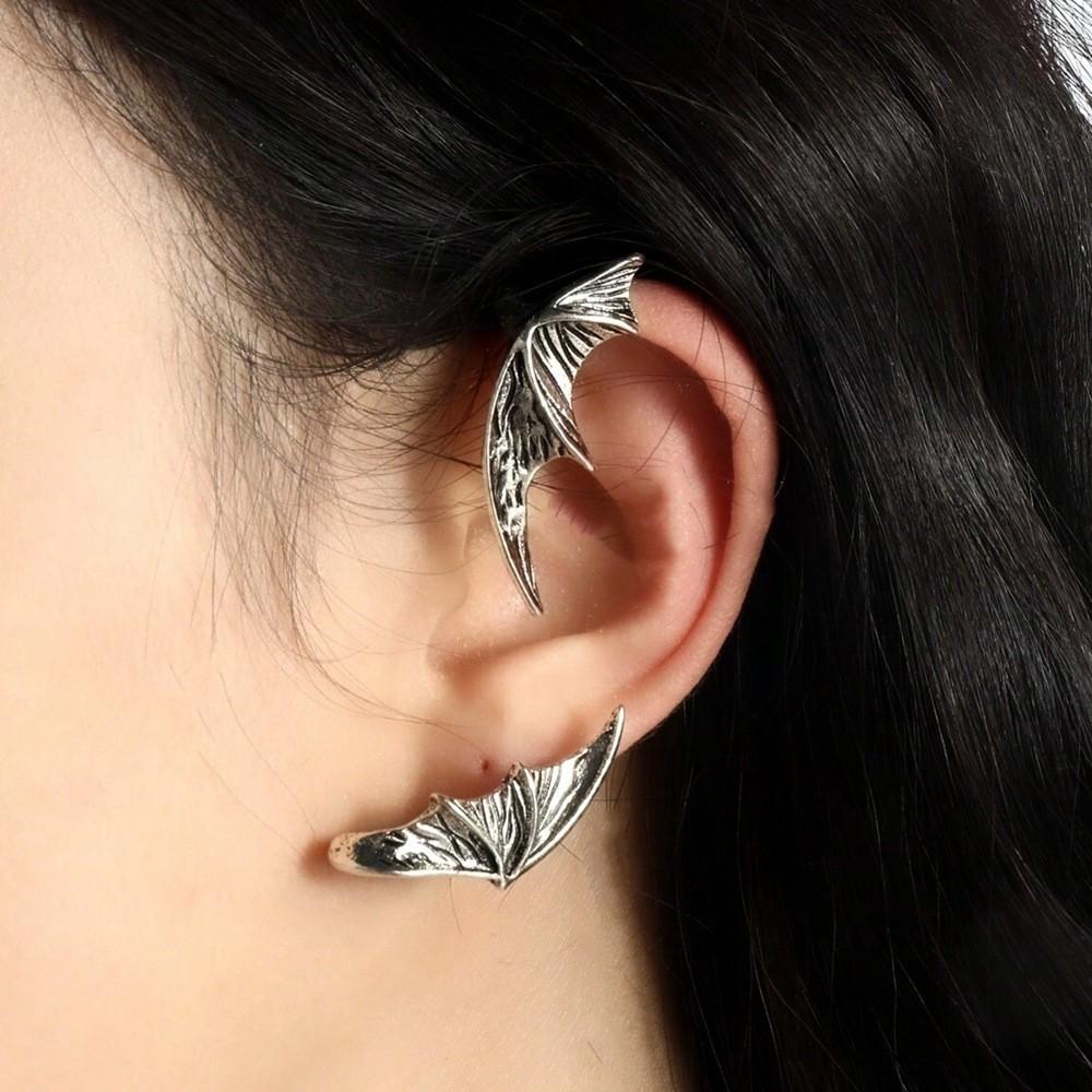 Halloween Earrings Vampire Bat Alloy Gothic Jewelry For Women