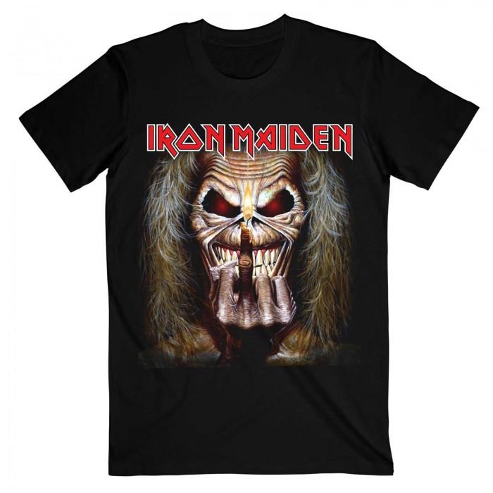 Iron Maiden Футболка унисекс для взрослых Eddie Candle Finger