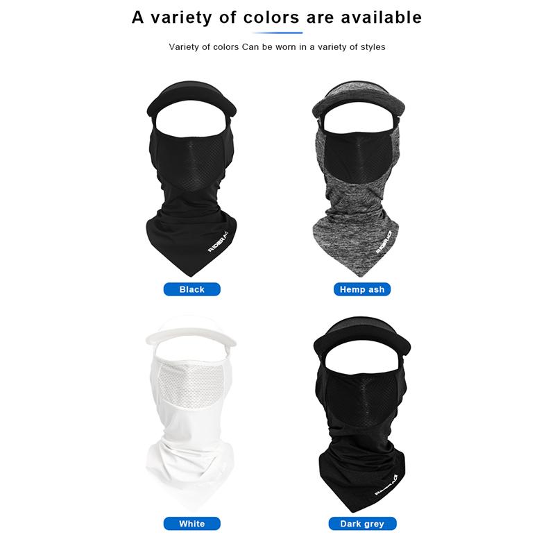 Summer Cycling Cap Bicycle Ice Silk Headband Mask Outdoor Sport Breathable Balaclava Women Men Running Fishing Headwear Mask