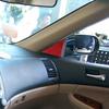 2Pcs Red Carbon Fiber Interior Window Pillar Cover Trim For Honda Accord Sedan