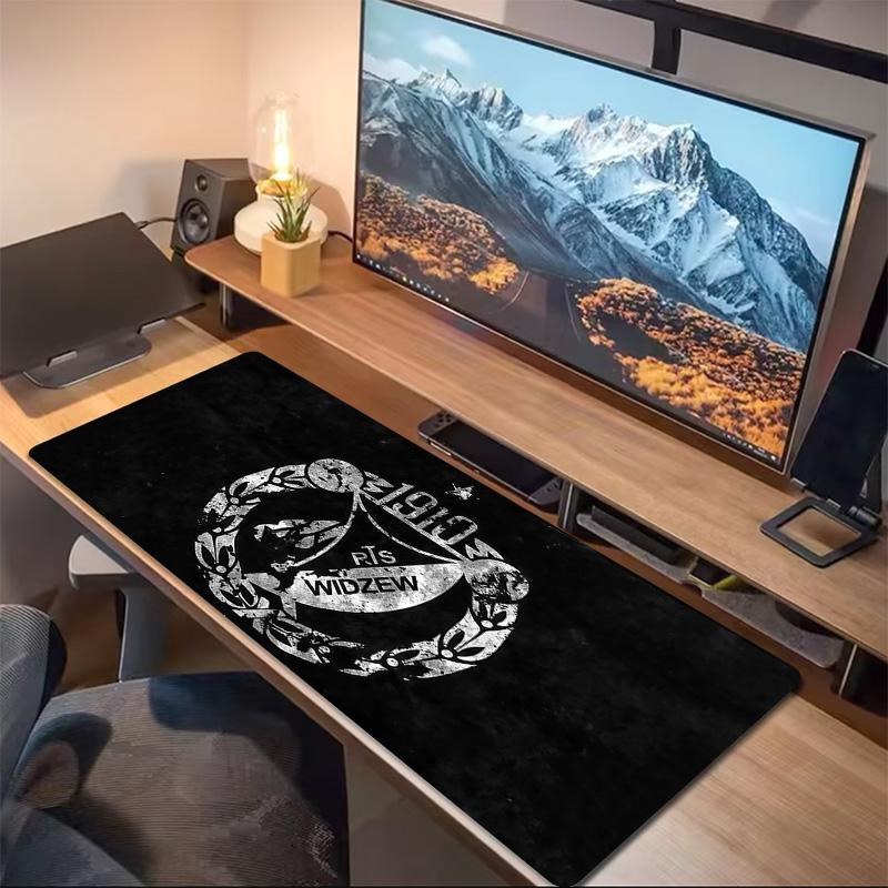 Widzew Print Cushion Non-slip Laptop Tablet Big Mousepad XXL Mat Mini PC Playmat With Lock edge