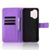Wallet Case for Poco X8 Pro Max 5G - Leather/PU, Purple, With Lanyard