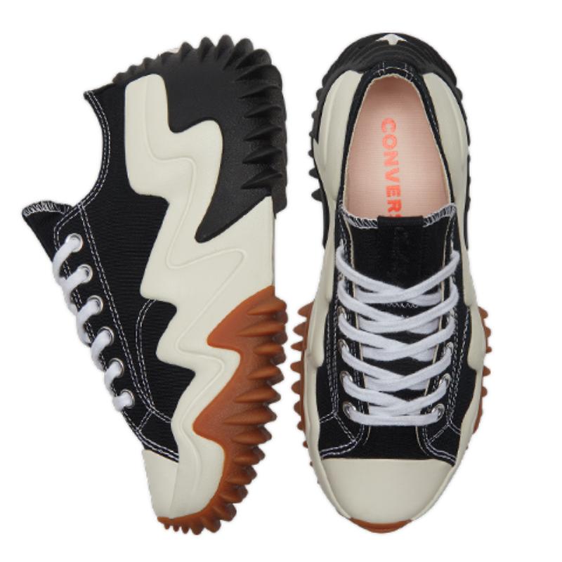 Converse Run Star Motion Трендовая Толстая Подошва Черно-Белые Унисекс