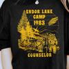 Star Wars Vinatge Ewok Endor Lake Camp Counselor Graphic Shirt, Unisex T-shirt Family Birthday Gift Adult Kid Toddler Comfort Colors Tee
