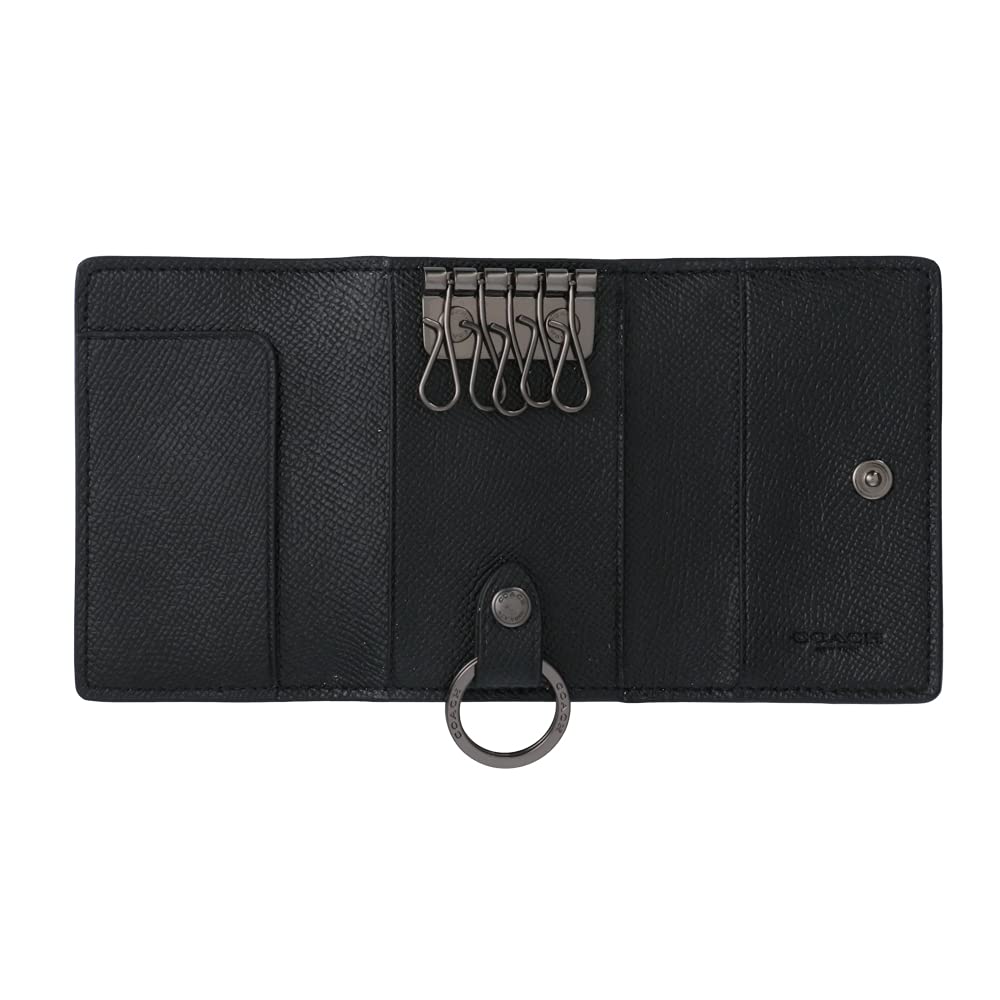 Футляр для ключей FIVE RING KEY CASE F73992 [Coach] QB/BK QB/Черный [Товар]