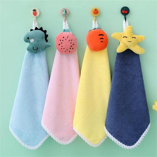 Полотенце с героями мультфильмов, милое, мягкое, ультра-мягкое, удобное, легкое, однотонное, прочное, быстросохнущее, цветное, миска для мытья посуды