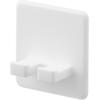 Yamazaki Silicone Suction Toothbrush Holder White W5.2xD2.3xH6cm Tower 10296