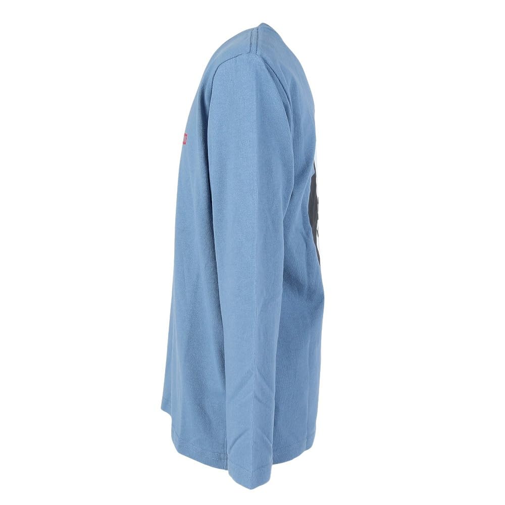 Футболка детская с длинным рукавом и логотипом Retro Booby Brushed Boys Blue [Chums] Lt.