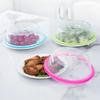 Stackable Silicone Sealing Dust Cover Microwave Heating Oil Proof Cover Home Kitchen Refrigerator Food Preservation Storage Tray