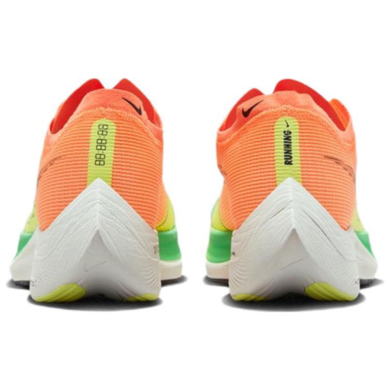 Nike Женские кроссовки ZoomX Vaporfly Next% 2 'Peach Cream Green Shock' повседневные CU4123-801