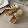 Модные сандалии-хиты продаж Универсальные сандалии Baotou Модные женские летние плетеные сандалии с косточкой рыбы в римском стиле Новые туфли Birken