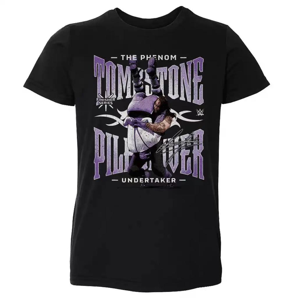 Мужские Женские Футболки с коротким рукавом Модные с принтом WrestleMania WWE Летние Высококачественные Хлопковые Футболки Бесплатная доставка