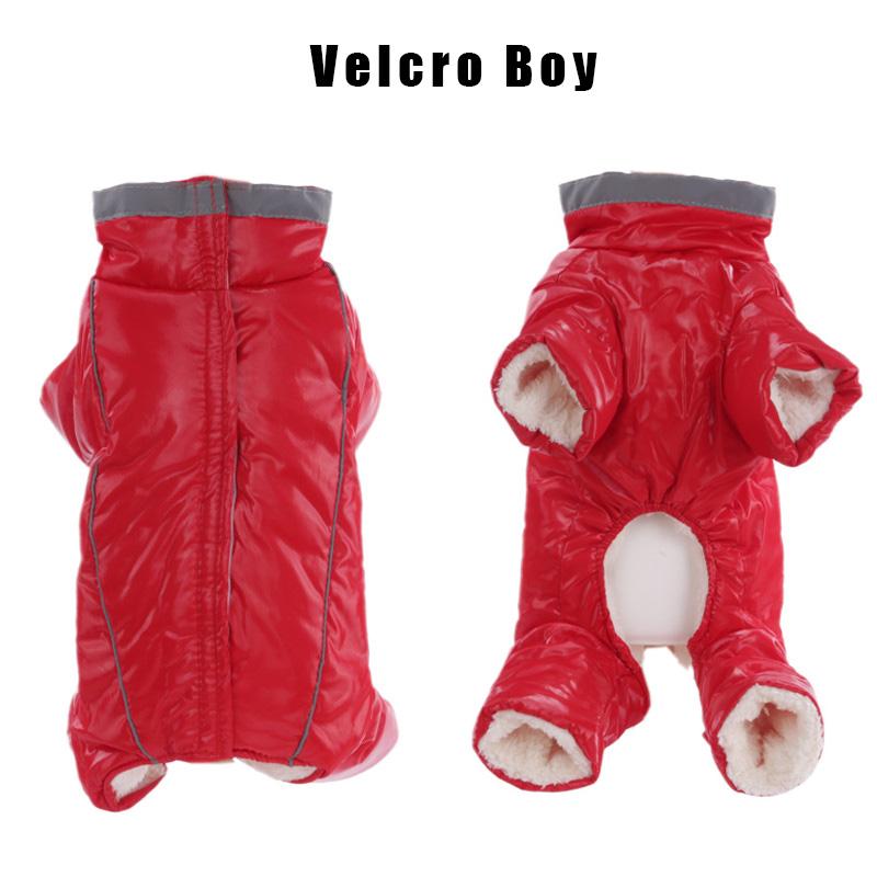 Warm Thicken Male Female Dog Jumpsuit for Small Dogs Winter Pet Donw Jacket Yorkshire Pug Bichon Overalls Puppy Mascotas Clothes