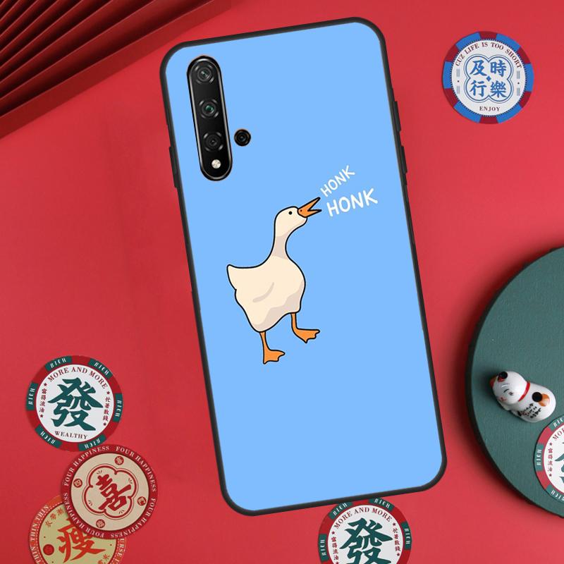 Мультяшный забавный гусь для Huawei Nova 12s 12i 7i 8i 11i Y73 Y70 Y90 Y60 Y72 Y61 Y91 9 10 SE P30 Pro P40 Lite Чехол