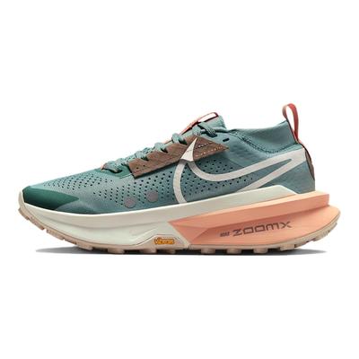 ZoomX Zegama 2 Cannon Orange Chalk Женские кроссовки Зеленый Норка-Коричневый Мягкий Жемчуг FD5191-008
