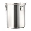 Stainless Steel Storage Canister with Airtight Design for Kitchen Use
