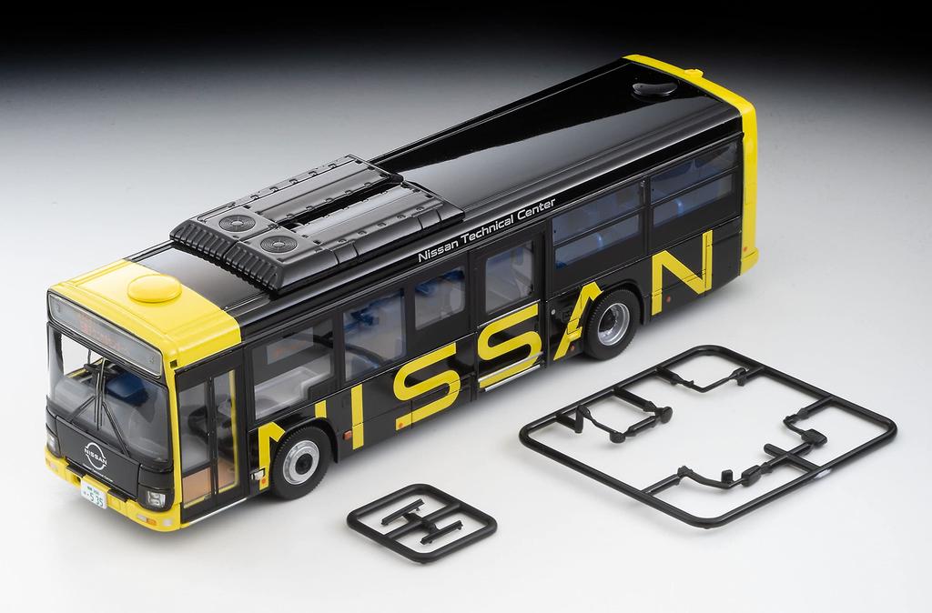 TOMYTEC Tomica Limited Vintage Neo Isuzu Elga Nissan Shuttle Bus Ikazuchi Finished Product 1/64 LV-N245e Yellow/Black