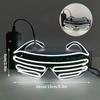 Colorful Luminous Glasses for Music Bar KTV Christmas Valentine's Day Party Decoration LED Goggles Festival Performance Props
