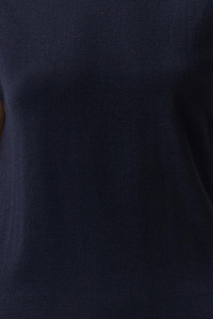 Женское платье, новый сезон, модное темно-синее макси-трикотажное платье премиум-качества TWOSS24EL00301