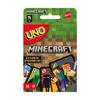 Mattel Игра UNO Minecraft UNO Игра Minecraft Товар для вечеринки Образовательная игра Карточная игра 112 карт Для 2-10 человек Возраст 7+ Зеленый FPD61