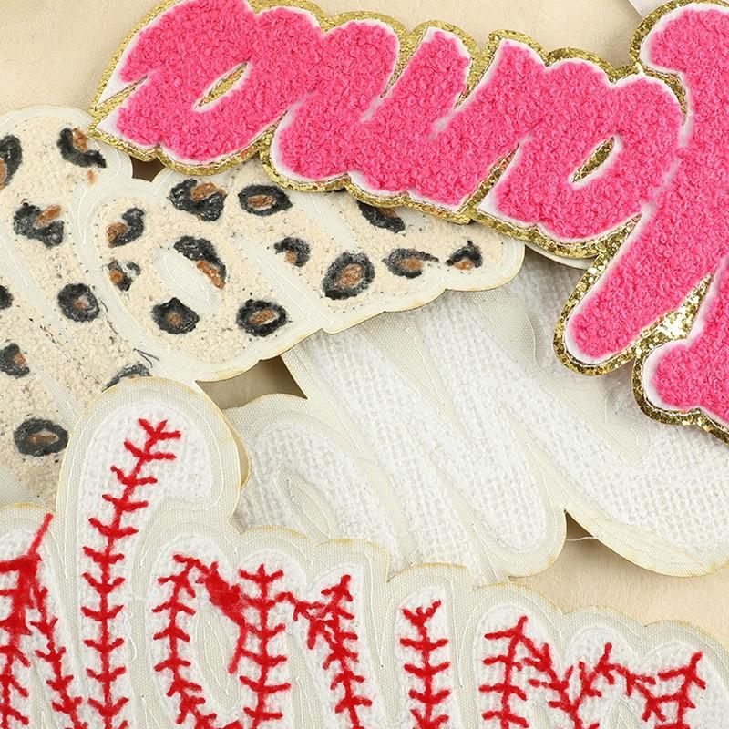 Вышитая этикетка на обувь и шляпу значок вышитая наклейка полотенце вышитые английские буквы одежда аксессуары аксессуары нашивка наклейка на ткань