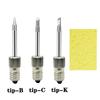 Brand New Soldering Iron Tip Set Welding Tools 2pcs Set Portable Silver
