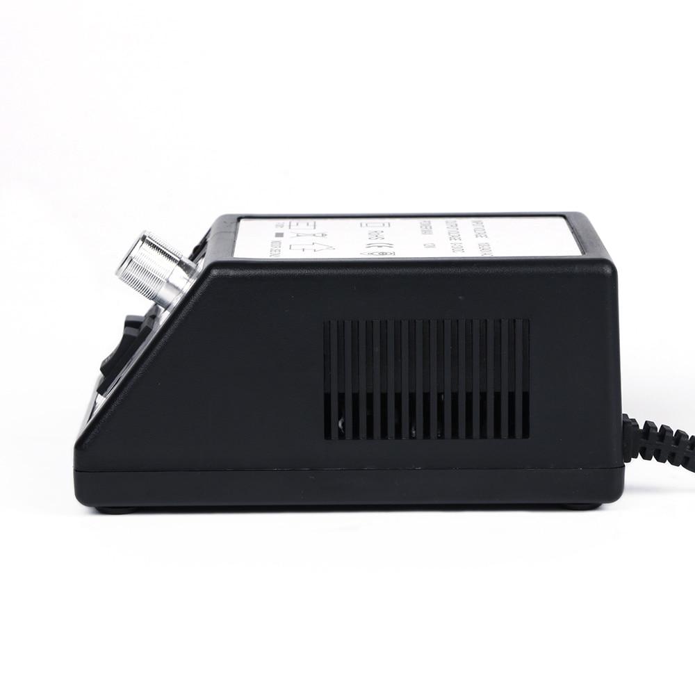 Черная электрическая дрель для ногтей, 20000 об/мин, набор для профессионального маникюра, педикюра, пилочка для ногтей, оборудование для дизайна ногтей, набор инструментов SA885-1