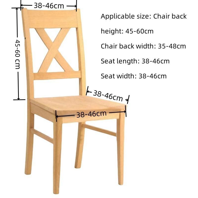 Однотонный чехол для стула, кухонный, обеденный, эластичный чехол для стула, защитный чехол для мебели, свадебный, гостиный, отель, домашний декор