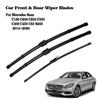 Car Wiper Blades for Mercedes Benz C180 C200 C250 C350 C400 C450 C63 S205 2014~ Front Windscreen Wipers Car
