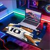 Custom Name Personalized Kylian Mbappe Pattern Mousepad, Laptop PC Desk Mat, Decorative Desk Mat for Home Keyboard Pad Gift