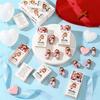 Jesus Love You Matchbox Decoration Match Box with Holding Love Heart Mini Jesus Figurine Inside Valentines Day Easter Religious Ornament Gift