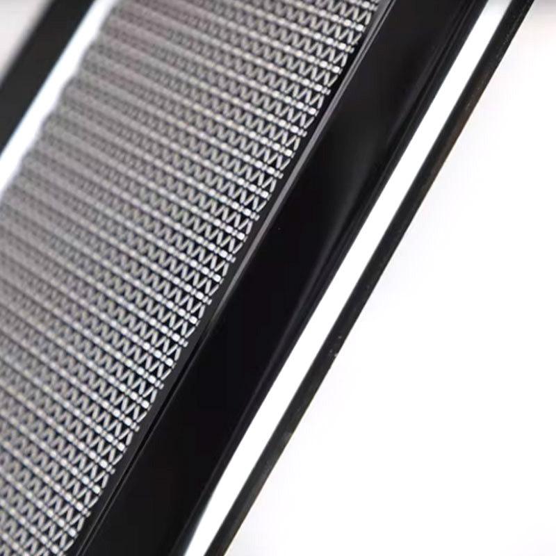 2pcs Car Rear Air Vent Conditioner Outlet Dust Cover Trim For BMW IX 40 50 M60 2024 Black Stainless Steel