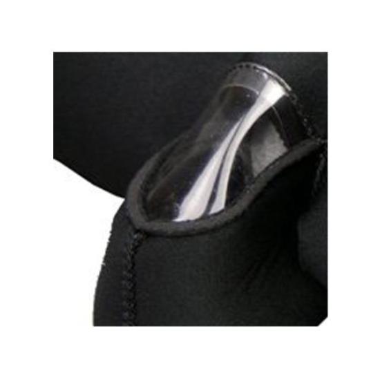 KOMINE Мотоциклетная неопреновая грелка для ручек, длинная, бесплатная 422, черная/серая AK-049