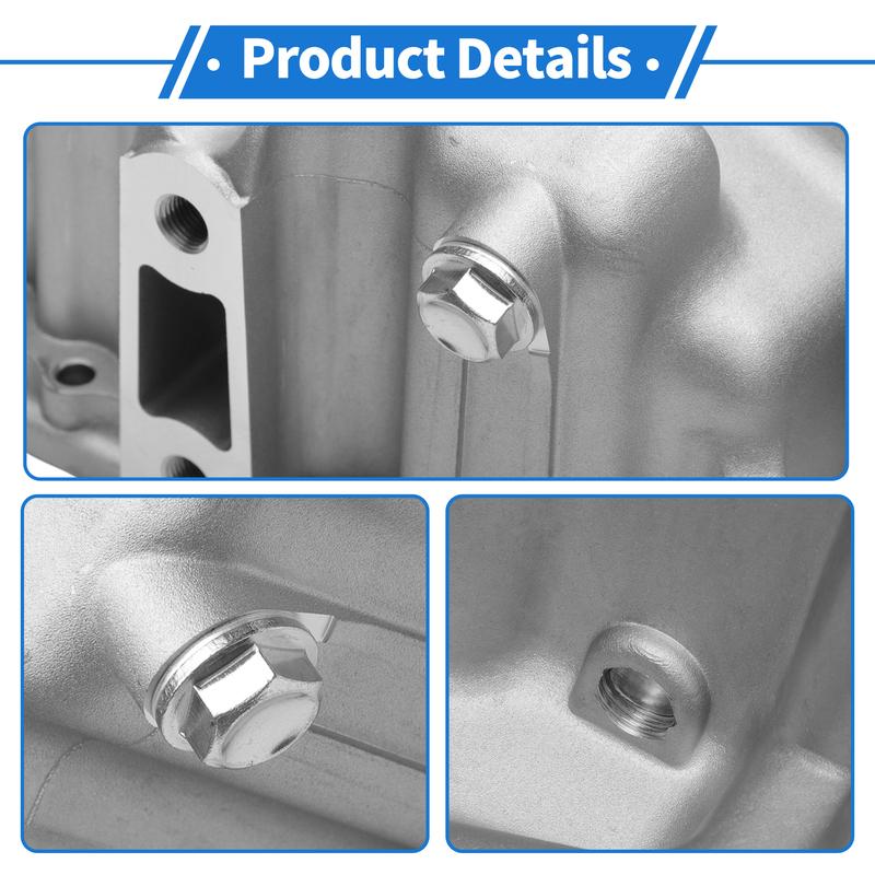 UXCELL 1 Pc No.11200RRBA00 Engine Oil Pan for Honda Civic Si 2.0L 2006-2011 Aluminum