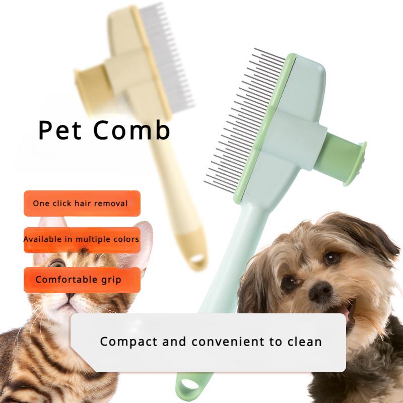 1pc, Pet Cleaning and Hair Removal comb,Pet Combs Supply Furmins for Cat Dog, Combs Dog Hair Remover Cat Brush Grooming Tools
