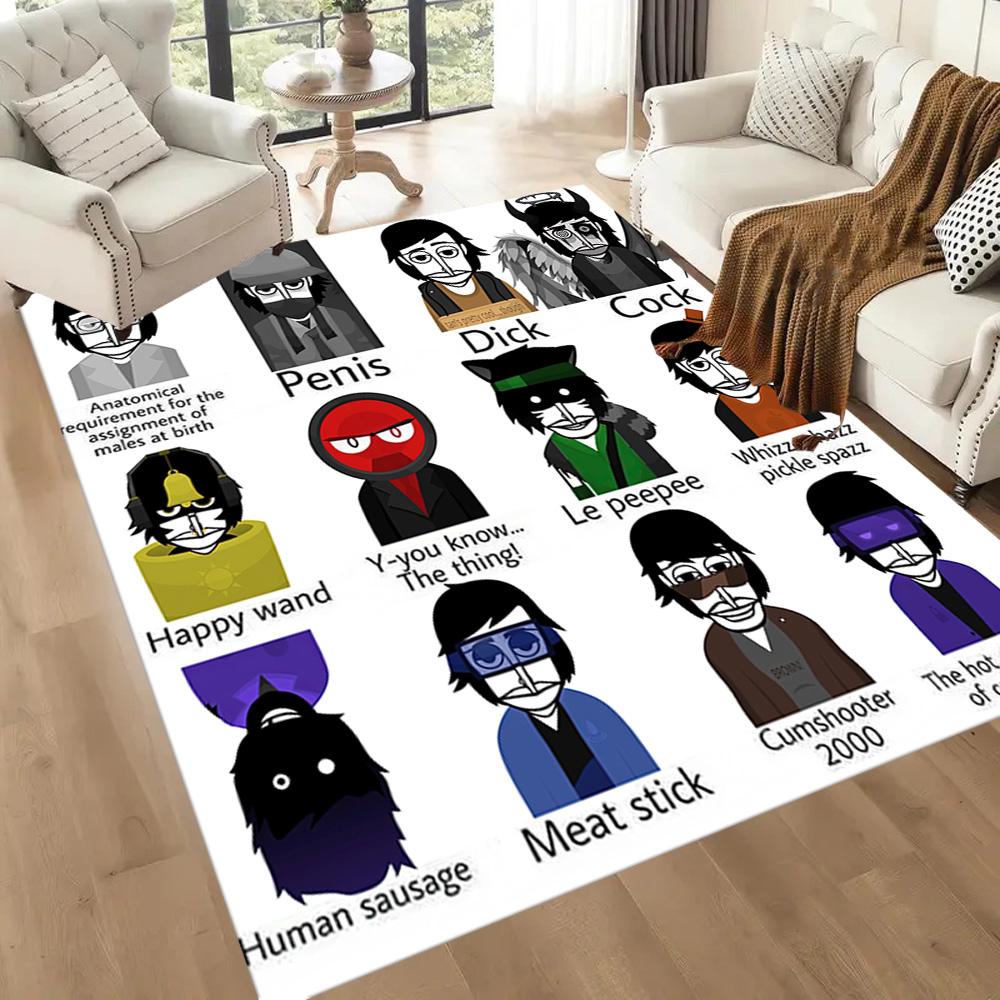 Incredibox Area Rug Design for Dining Room Balcony Outdoor Hallway Anti-slip Rug Decorate Offices Perfect Birthday/Christmas Gift Idea