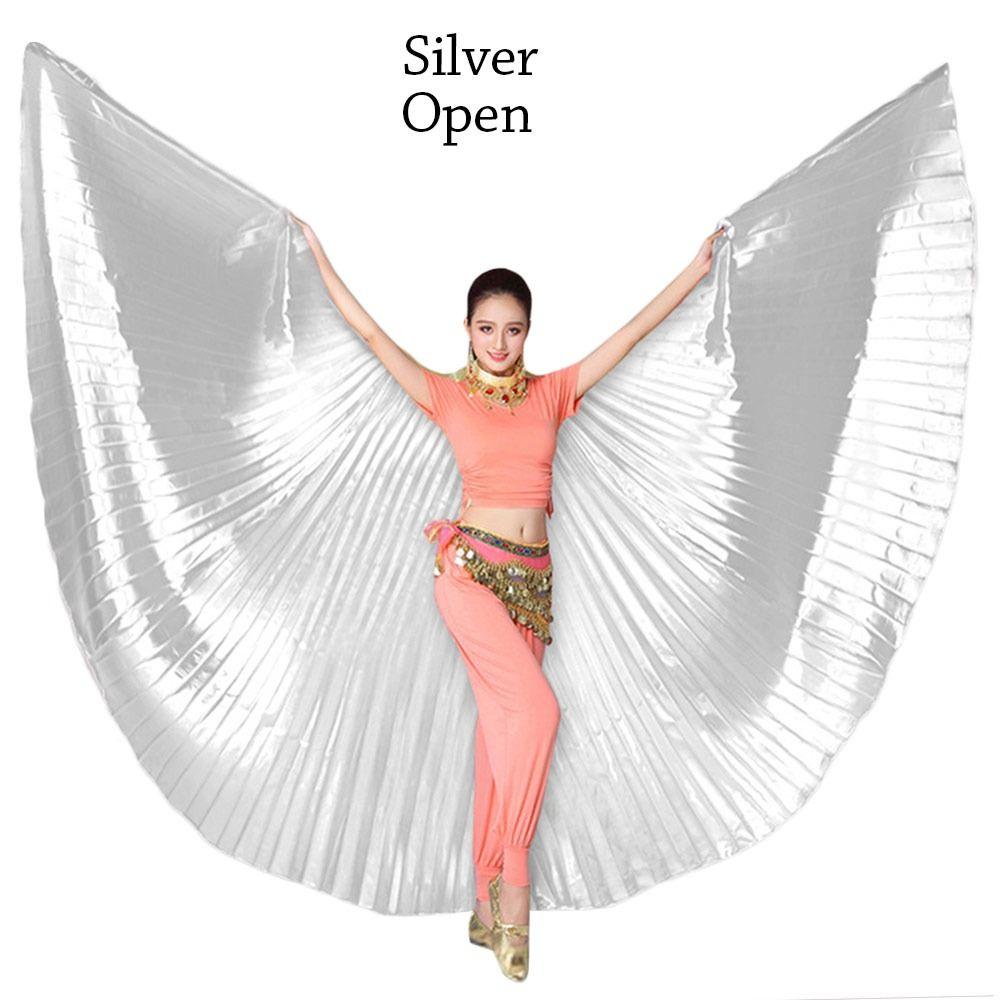 Clothing Prop Carnival Festival Performance Costume With Sticks Isis Wings Belly Dance Wings