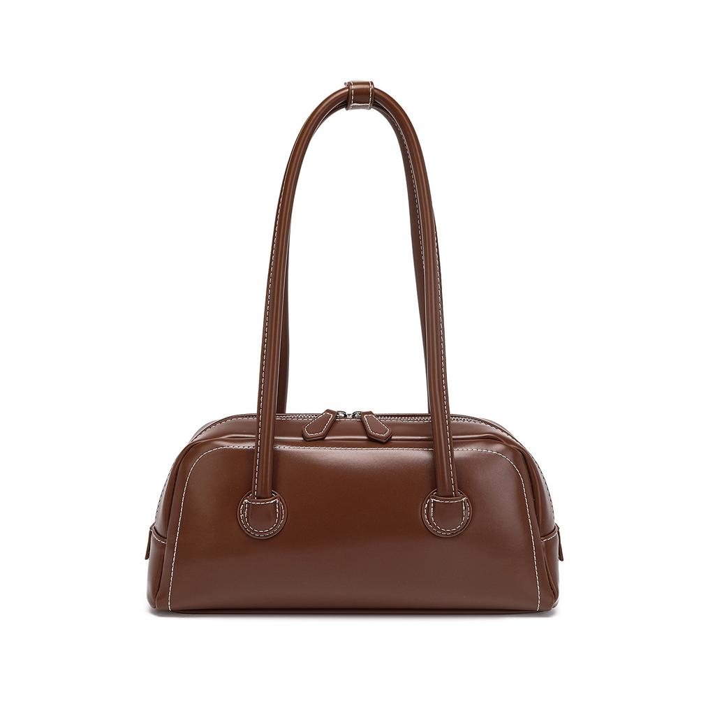 Shoulder Bag, New Retro Fashion Armpit Bag, Fashionable And Simple Bowling Bag, High-end Shoulder Commuter Bag