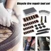 Professional Bike Tire Repair Kit - Lightweight Vulcanizing Patch Set for Bicycle Puncture, Inflatable Rubber Tires