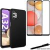 Protective Case - Toproduits® - Samsung Galaxy A32 5G - Black - Tempered Glass - Flexible