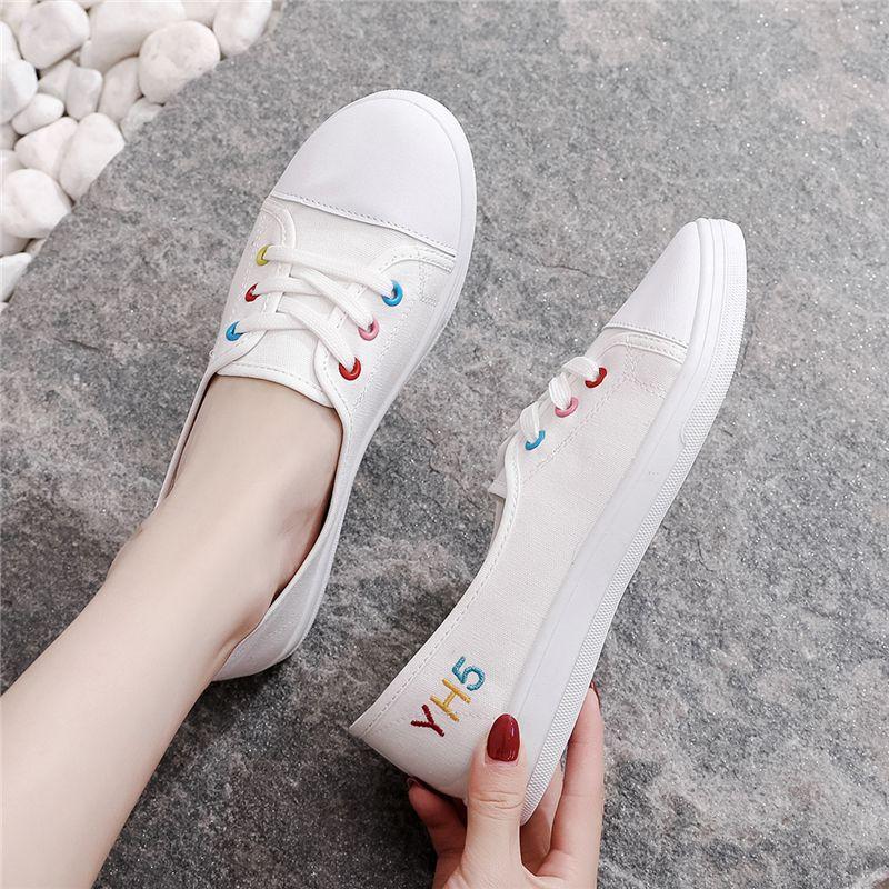 Женские белые парусиновые туфли Женские летние стильные туфли для сёрфинга Дышащие белые туфли для женщин