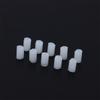 10Pcs/Lot White Right Hand Plastic 6*10 (2A) Worm Turbine 0.5 Module Reduction Gears Diy Model Parts