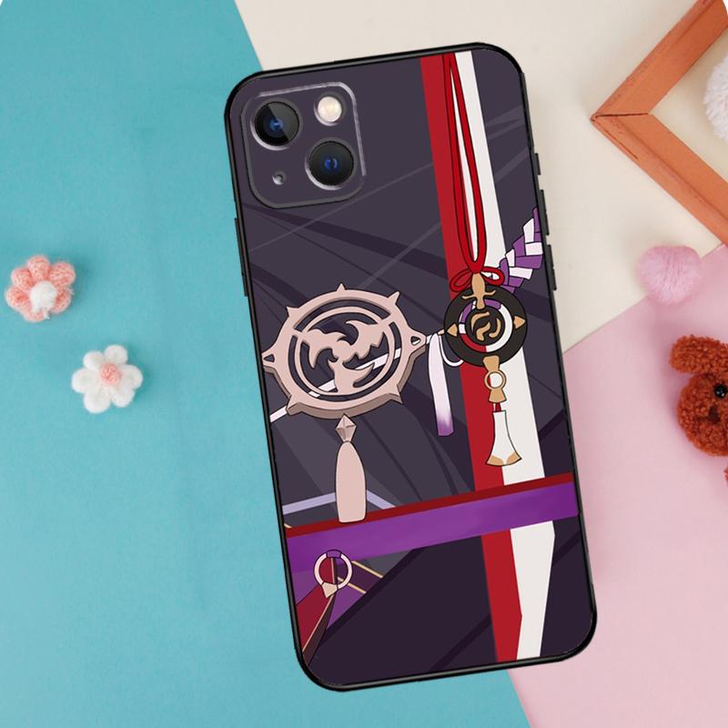 Чехол для телефона Scaramouche Genshin Impact для iPhone 16 15 14 12 11 13 Pro Max Plus Mini XR 16e Funda Силиконовая задняя крышка