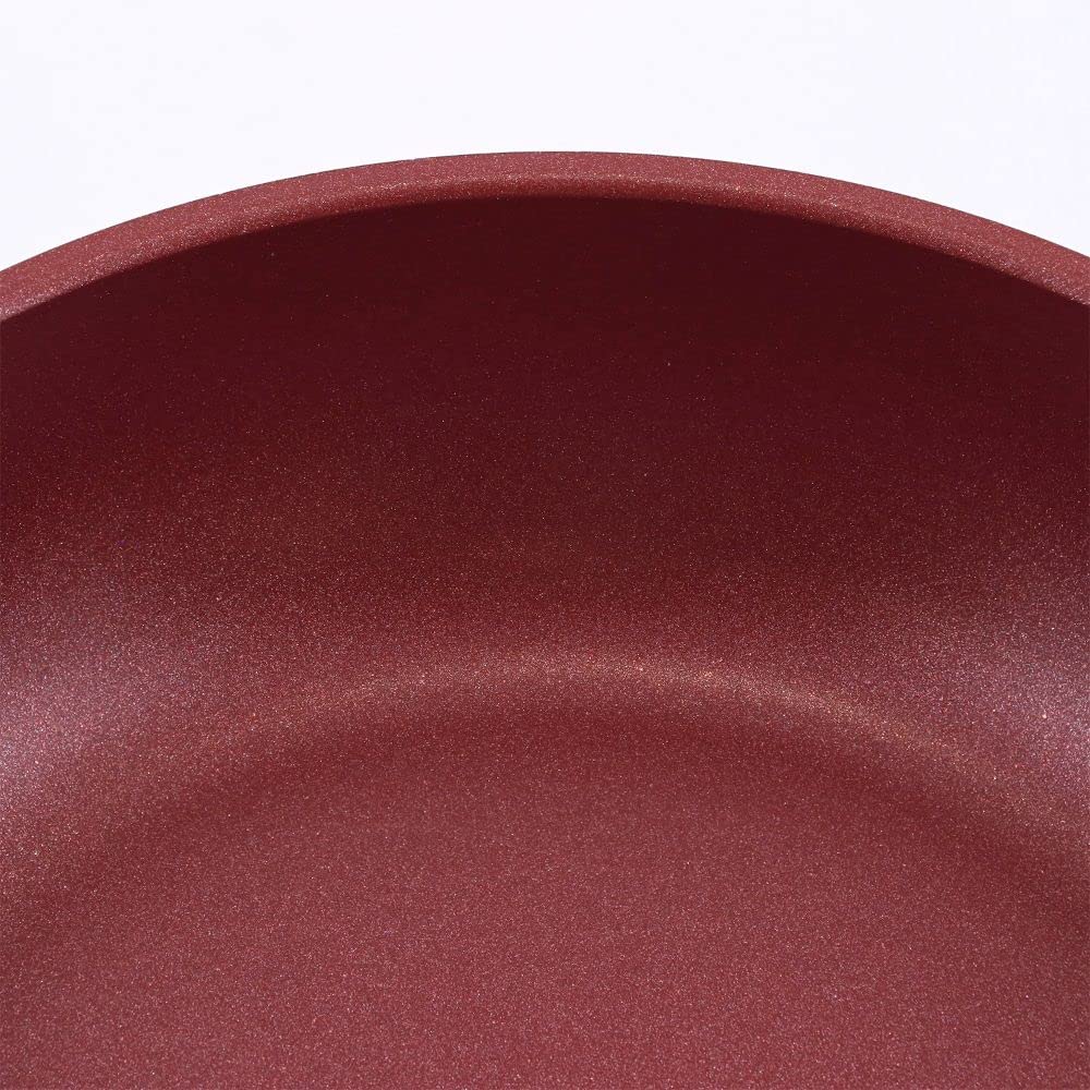 Сковорода Bestco 26 см красная IH совместимая Delicious Sine Volt NM-102