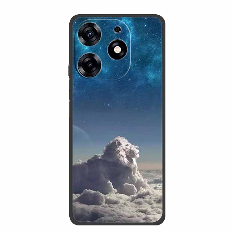 Чехол для Tecno Spark 20 Pro KJ6 Мягкий ТПУ Силикон Расписная Кошка Задняя Крышка для Tecno Spark 20 Pro 4G Чехол для Телефона Fundas Spark20 Pro