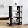 Bookcase - Black - 100x30x123.5 Cm - Wood - Contemporary - Room Divider