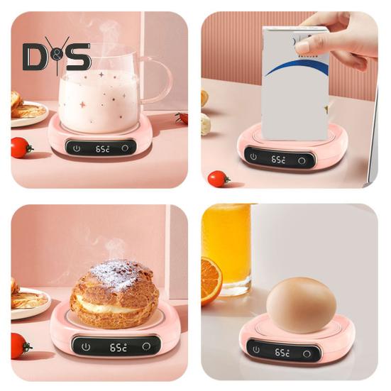 Подставка под кофейную кружку с термостатом и 3 температурными режимами. Нескользящая конструкция. Автоматическое отключение. Подогреватель для кофейной кружки.