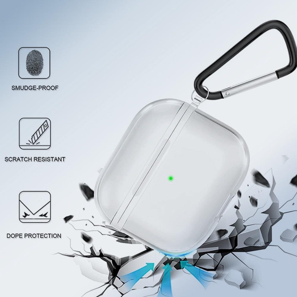 Прозрачный чехол для наушников INS для AirPods 3 Pro, мягкий защитный чехол из ТПУ для AirPods 2, чехол против падения